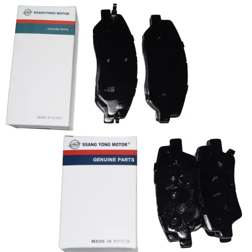 JOGO PASTILHA DIANTEIRA + PASTILHA TRASEIRA CERAMICA SSANGYONG KORANDO APOS 2010 JP002881 JP002882
