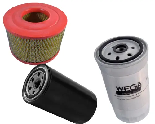 KIT FILTRO EFFA PICK-UP PLUTUS 3.2 8V 103CV DIESEL APOS 2011 JP000441 JP000442 JP001193