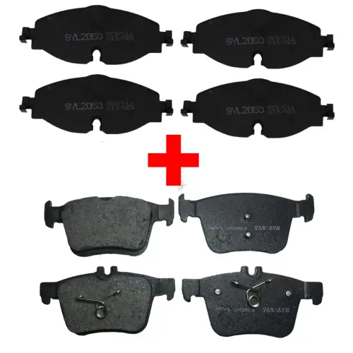 JG PASTILHA DIANTEIRA + PASTILHA TRASEIRA AUDI A3 APOS 2012VOLKSWAGEN GOLF JETTA TAOS APOS 2013 SYL2050 TK844 SYL 2051 TK845 JP004935