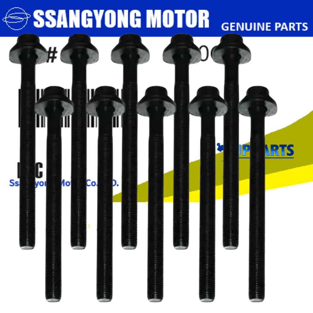 PARAFUSO CABECOTE ( JOGO COM 10 PÇS ) SSANGYONG ACTYON NEW SPORT KORANDO 2.0 DIESEL