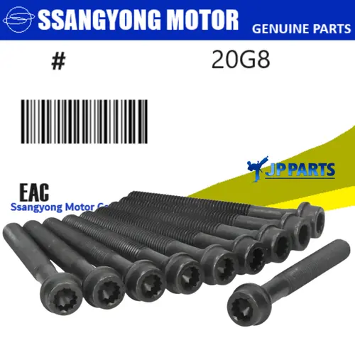 PARAFUSO CABECOTE ( JOGO COM 10 PÇS ) SSANGYONG ACTYON SUV 2.3 GAOLINA
