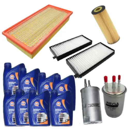 KIT FILTRO + OLEO MOTOR SSANGYONG REXTON 2.7 JP000439 JP000443 JP000499 JP000972 JP003586 JP004703