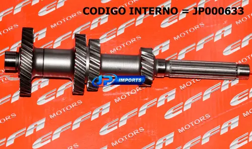 EIXO CARRETAO ENTALHADO SECUNDARIO CAMBIO BS09 EFFA TOWNER CHANA 302517 BS09-3-1701052-01 JP000633